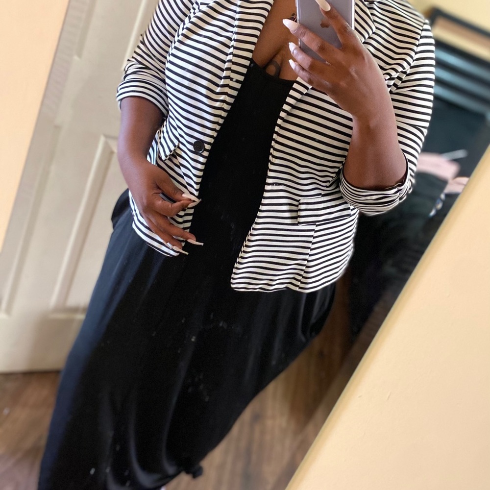 Stripped blazer